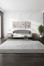 Modern Luxury Tufted Button Daybed, Full