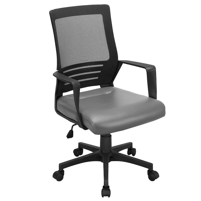 Regulowany ergonomiczny fotel biurowy siatkowy z podparciem lędźwiowym