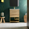 24 Bathroom Vanity in Oak